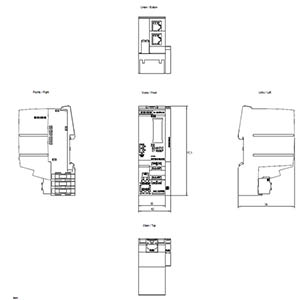 SIMATIC ET 200SP MODUL INTERFAȚĂ IM155-6 PN STANDARD , 12 MODULE I/O, 2X RJ45I 