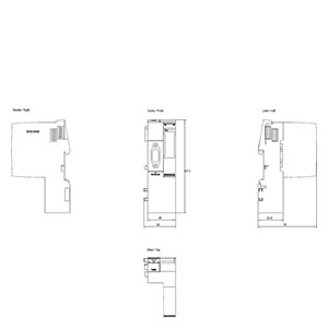 SIMATIC DP, CM PROFIBUS DP PENTRU ET 200SP CPU MODUL CU PROFIBUS DP INTERFAȚĂ ( SOCLU D-SUB 9 POLI) DP MASTER PENTRU DLAVE 125 DP