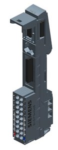 SIMATIC ET 200SP SOCLU BU15-P16+A0+2B( BU15MM, 16 PINI, 0 AUX, TRIMITE POTENTIALUL CATRE URMATORUL MODUL , TIP SOCLU A0 