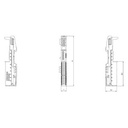 SIMATIC ET 200SP SOCLU BU15-P16+A10+2B(16 PINI, 10 AUX, TRIMITE POTENTIALUL CATRE URMATORUL MODUL , TIP SOCLU A0 