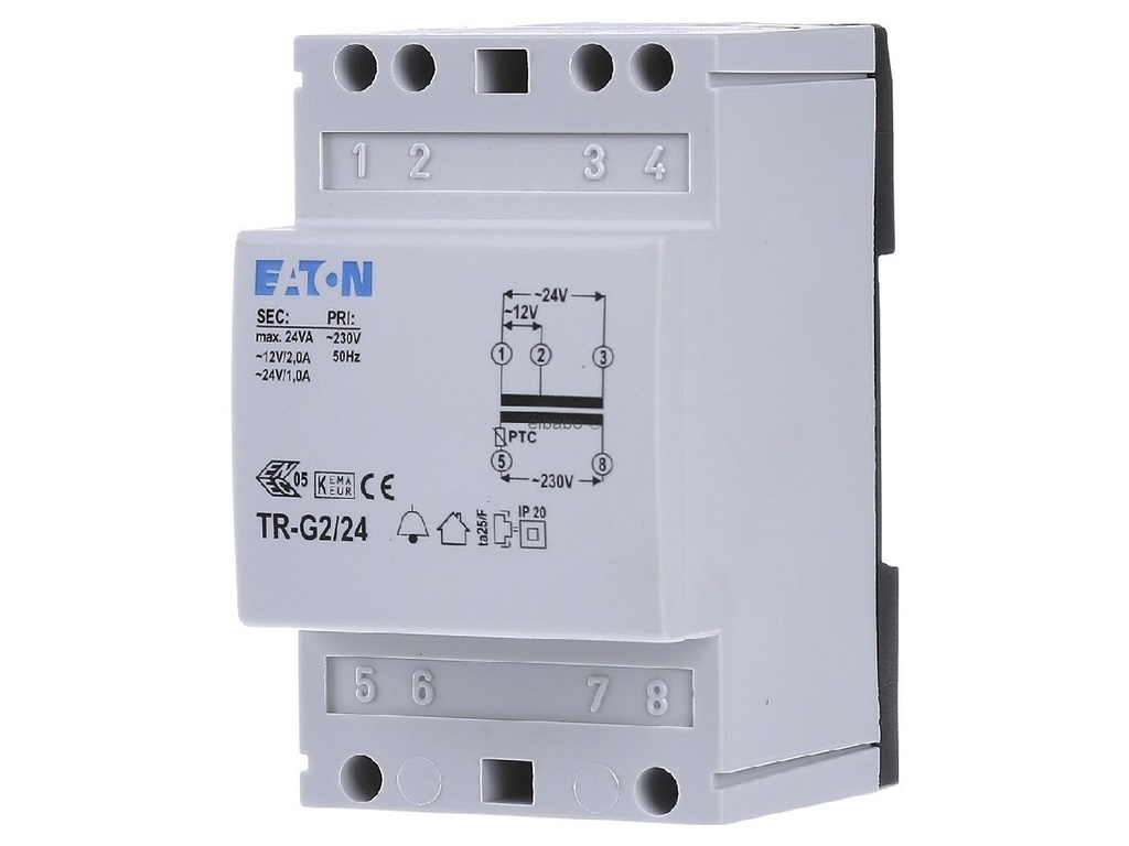 TRANSFORMATOR DE TENSIUNE 230/24/12V, 25VA / VOLTAGE TRANSFORMER 230/24/12 V, 25VA 