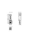 PRIZA ETHERNET CONECTARE RAPIDA RJ45, 1 PACHET=50 BUC 