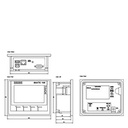 SIMATIC HMI KTP400 CONFORT, OPERARE TACTILĂ, ECRAN LAT TFT DE 4&quot;, 16 MIL. CULORI, INTERFAȚĂ PROFINET, INTERFAȚĂ MPI/PROFIBUS DP