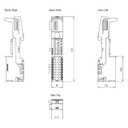 SIMATIC ET 200SP SOCLU BU20-P16+A0+2B( BU15MM, 16 PINI, 0 AUX, DECHIDE BUCLA DE 24VDC PT ALIMENTAREA URMATORULUI MODUL , TIP SOCLU U0 // BASEUNIT BU20-P16+A0+2B( BU15MM, 16 PUSH-IN TERMINALS, 0 AUX, BASEUNIT OPEN A NEW POTENTIAL GROUP 24 VDC, BU-TYPE U0