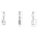 SIMATIC ET 200SP SOCLU BU15-P16+A0+2B TRIMITE POTENȚIALUL CĂTRE URMĂTORUL MODUL , COMPENSARE TERMICĂ