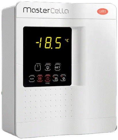 CONTROLER MASTERCELLA 230VAC 5 RELEE 30A 2NTC 3 DI DISPLAY ROȘU BUZZER