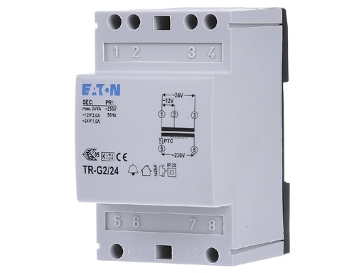 [TR-G2/24] TRANSFORMATOR DE TENSIUNE 230/24/12V, 25VA / VOLTAGE TRANSFORMER 230/24/12 V, 25VA 